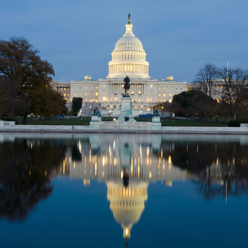Washington, D.C. city skyline