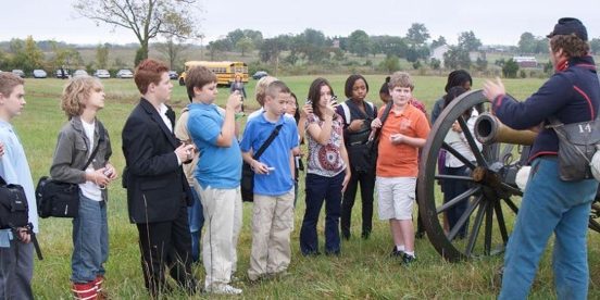 a field trip for students to Gettysburg